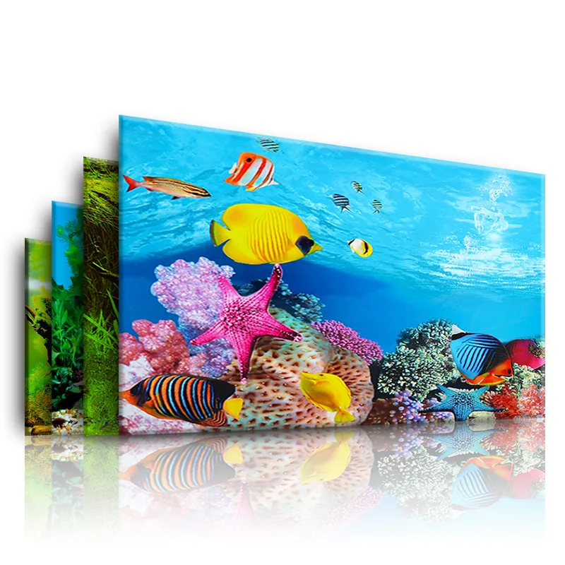 Aquarium Fish Wallpaper - خلفية لحوض السمك ثلاثية الأبعاد ملصق