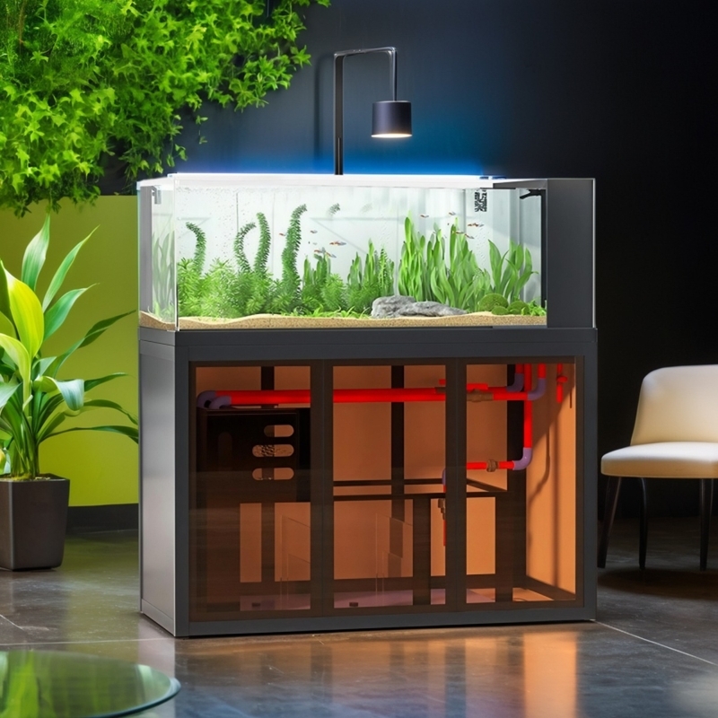 حوض أسماك بتصميم صناعي، نظام ت - مراجعة Aquarium Fish Low Maintenance وسعره