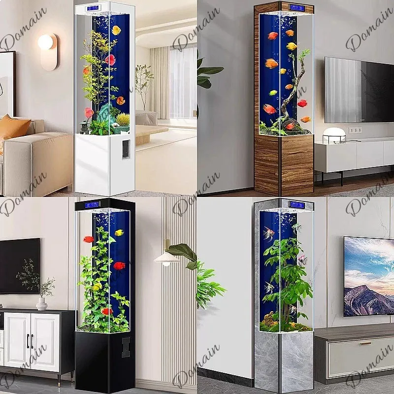 حوض سمك B80 مخصص لغرفة المعيشة - مراجعة Aquarium Fish Low Maintenance وسعره