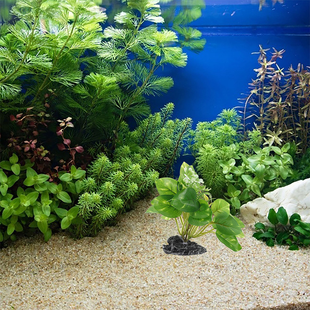 قطعتان من النباتات الاصطناعية  - مراجعة Aquarium Fish Low Maintenance وسعره